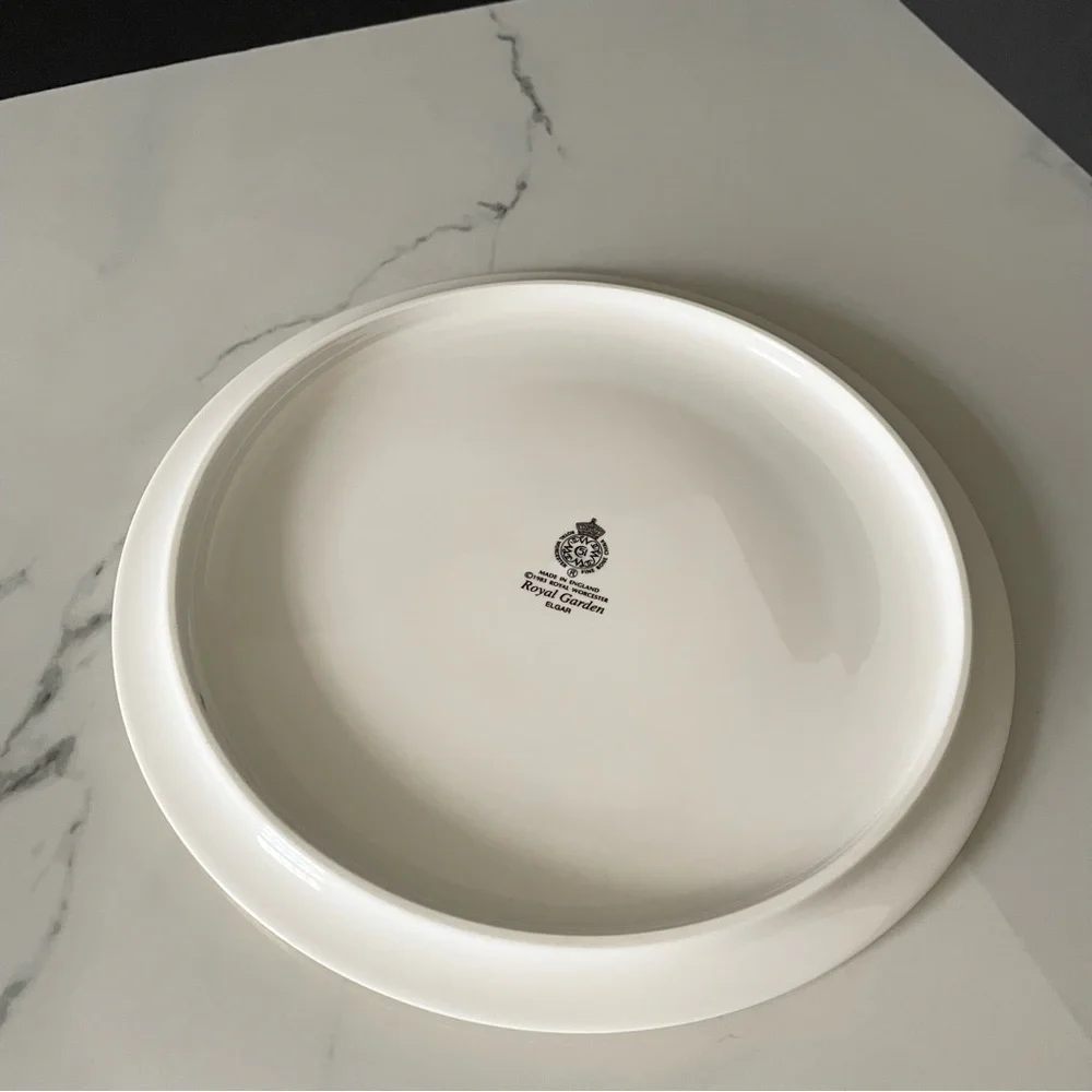 Royal Garden Cake Plate by Royal Worcester